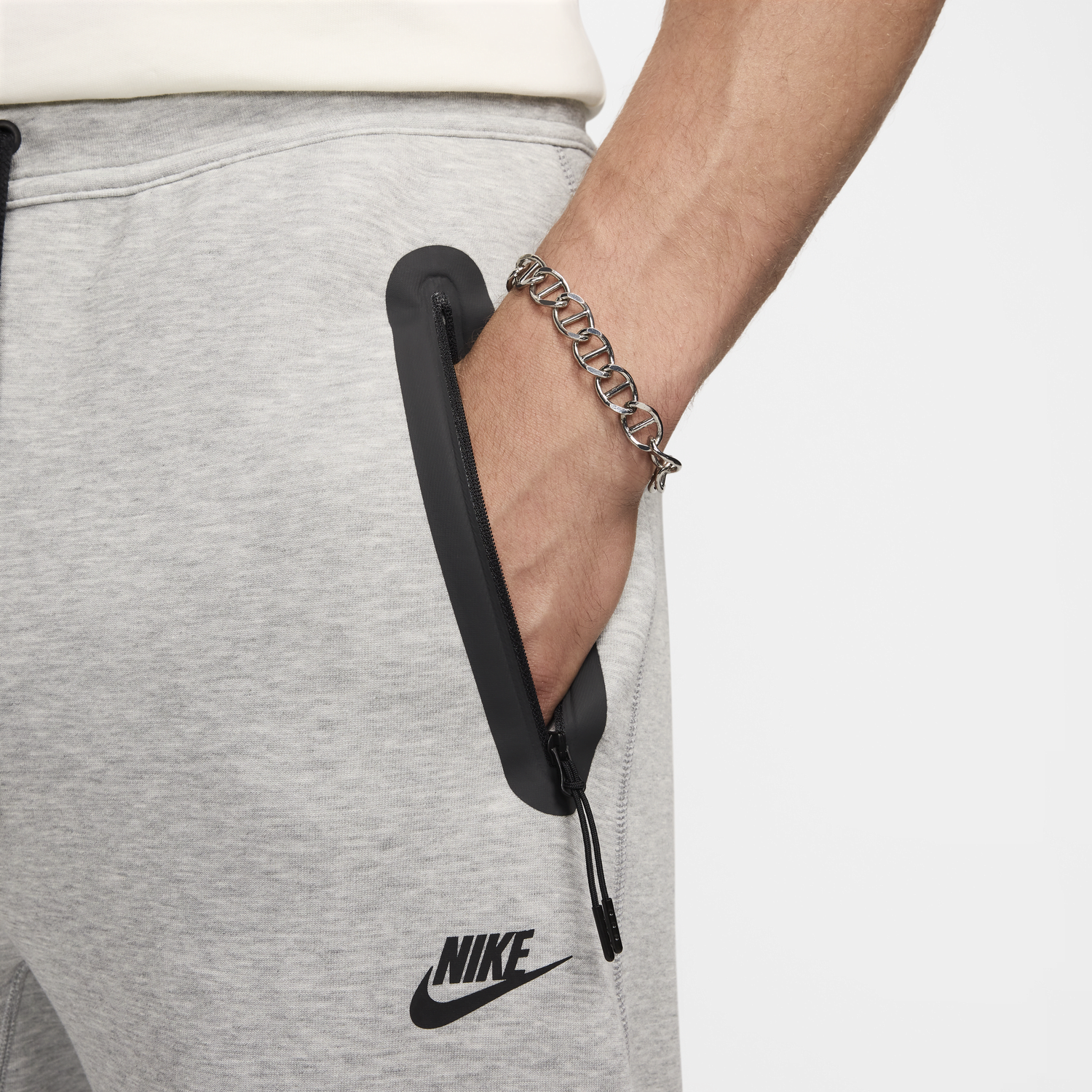 Joggingbukser Nike Tech Fleece Cuffless Pants Grå | HJ6533-063, 1