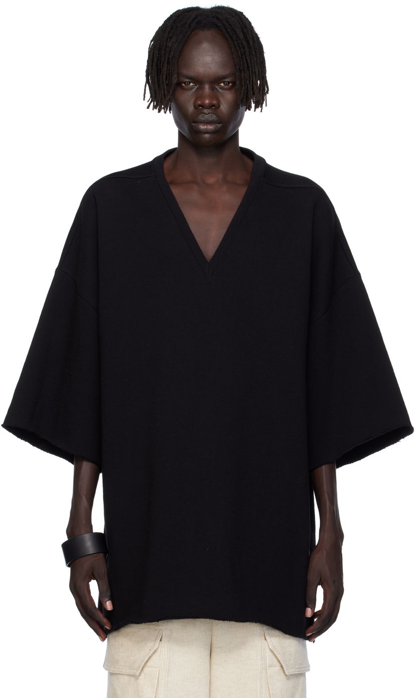 T-shirt Rick Owens Rick Owens Concordians V Tommy T-Shirt Sort | RU02E1279 JTC