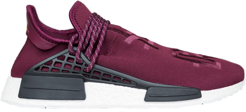 Sneakers og sko adidas Originals NMD R1 Pharrell HU Friends and Family Burgundy Bourgogne | BB0617, 0