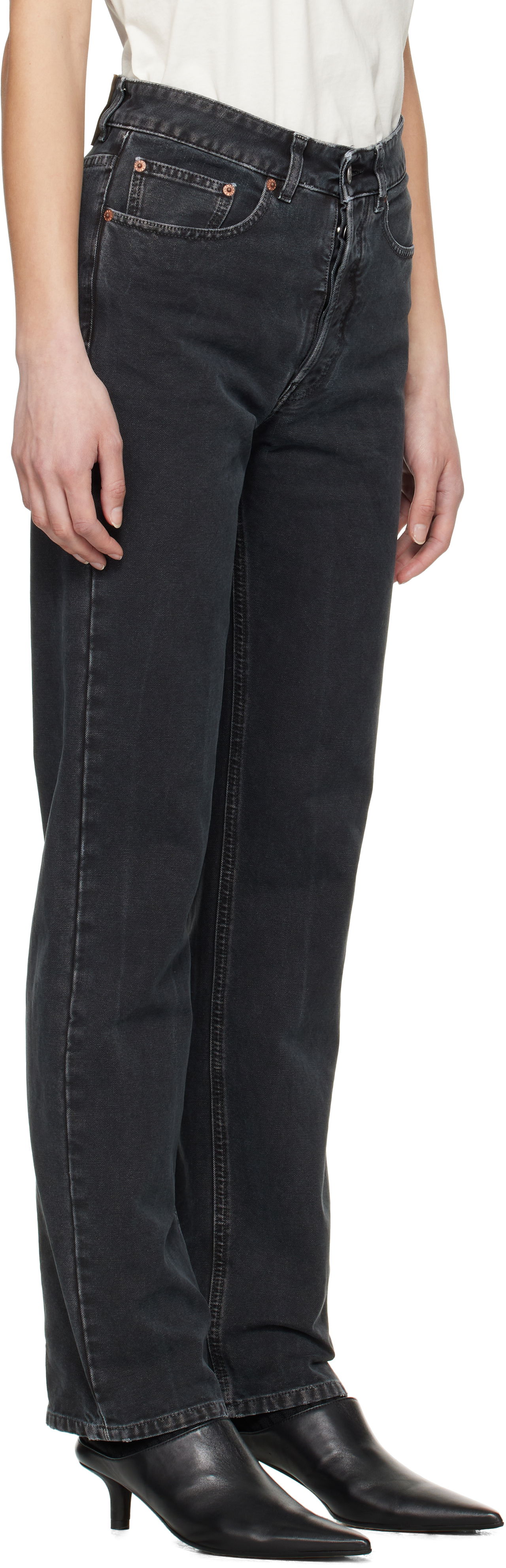 Jeans Maison Margiela MM6 Maison Margiela 5-Pocket Jeans Sort | S52LA0253 M35249, 1