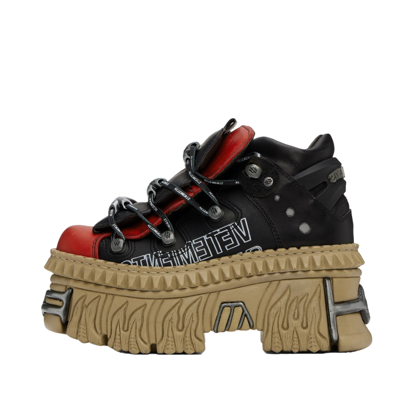 Sneakers og sko VETEMENTS New Rock Edition Platform Sneakers Sort | UA65SN100L