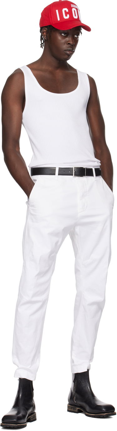 Bukser DSQUARED2 Dsquared2 Chino Trousers Hvid | S74KB0819_S39021, 3