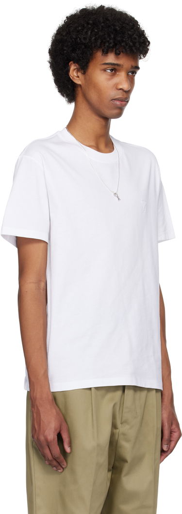 T-shirt AMI AMI Paris Ami de Coeur Cotton T-Shirt Mørkeblå | BFUTS003.724, 4