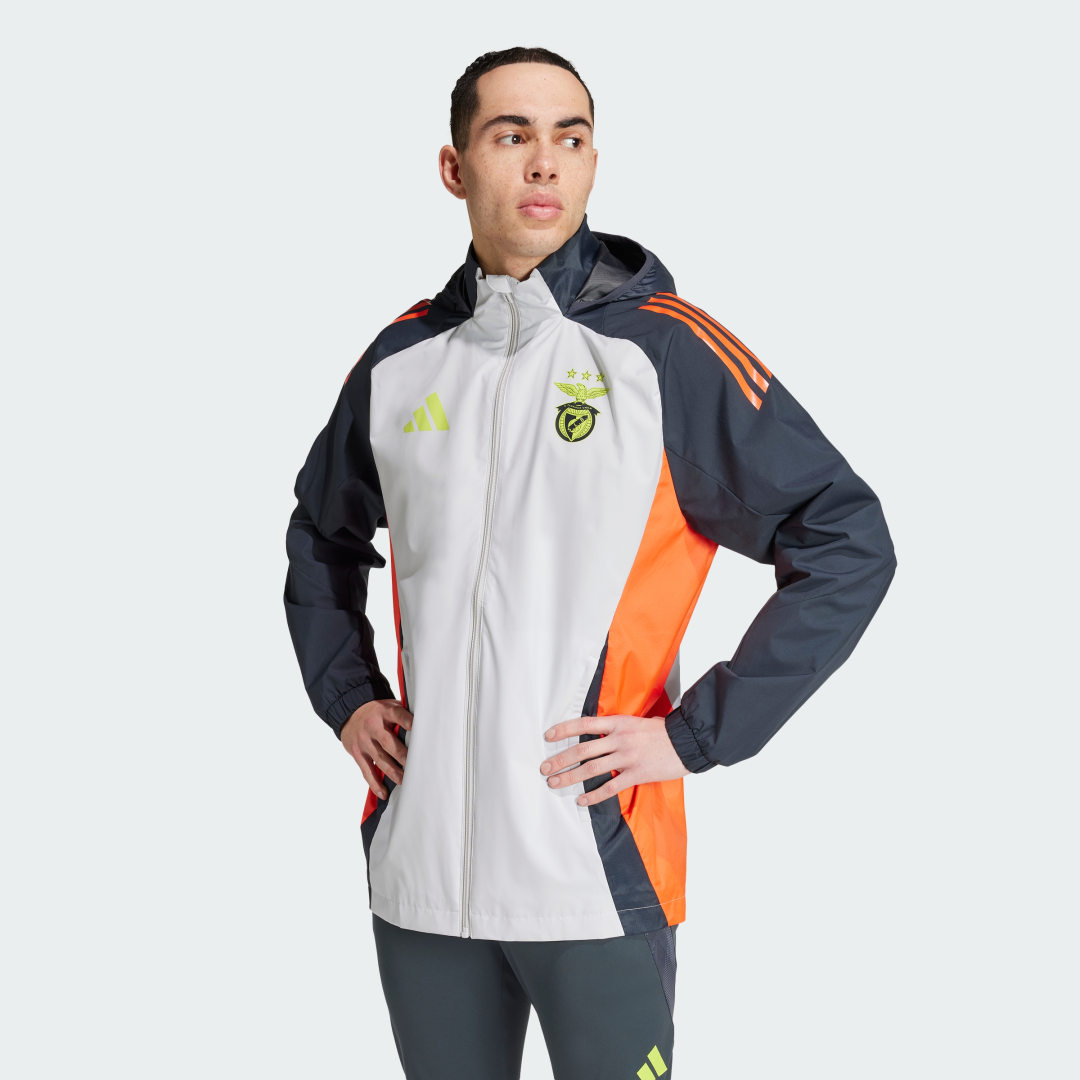 Jakke adidas Performance Benfica Tiro All-Weather Jacket Hvid | IT3516, 0