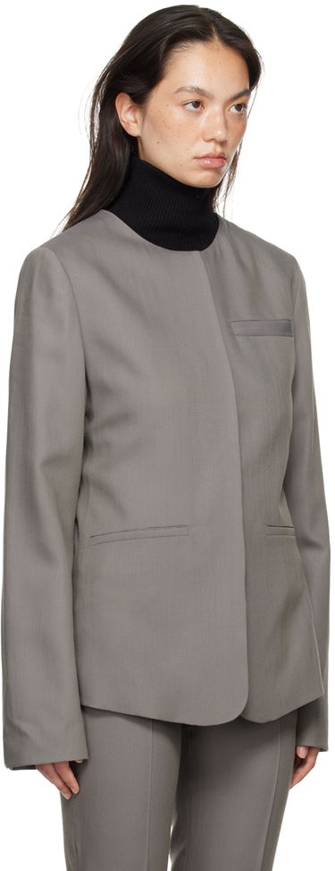 Jakke Loulou de Saison Loulou de Saison Lavena Blazer Sort | LAVENA, 4