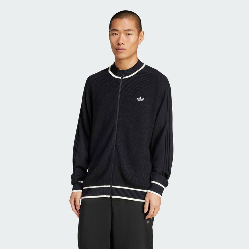 Sweater adidas Performance Premium Full-Zip Sweater Sort | JD3403