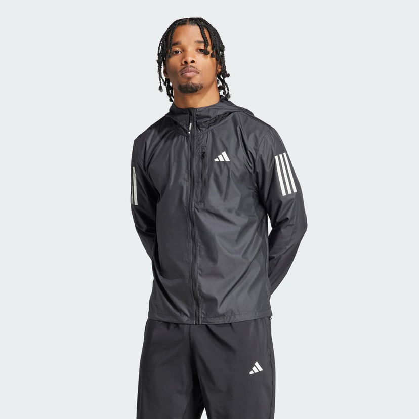 Jakke adidas Performance Own the Run Jacket Grå | IN1483