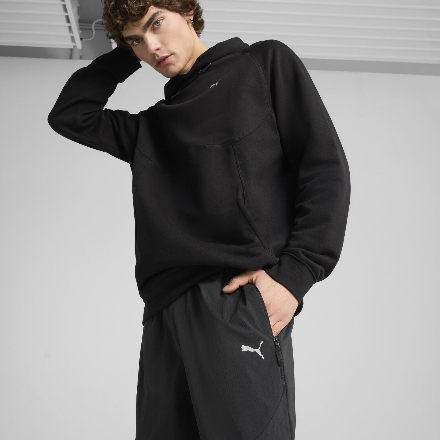 Joggingbukser Puma PUMATECH Cargo Relaxed Fit Pants Sort | 629683_01, 1