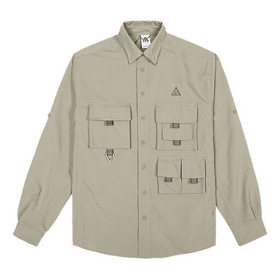 Skjorte Nike ACG ACG Dri-FIT UV Trail Long Sleeve Shirt Beige | DB1014-087