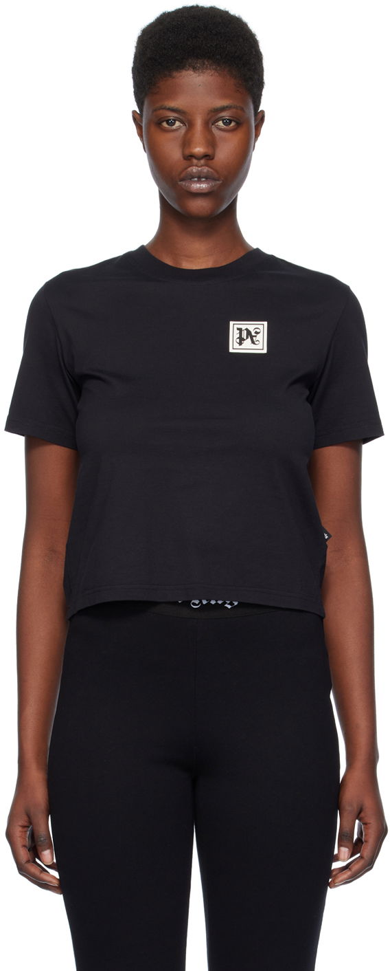 T-shirt Palm Angels 'Ski Club' T-Shirt Sort | PWAA044R24JER0021001