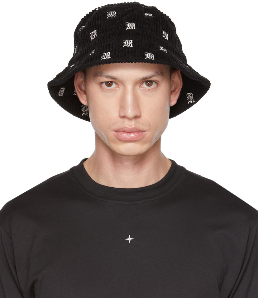 Hat R13 R13 Corduroy Allover Logo Bucket Hat Sort | R13WA026-R153B