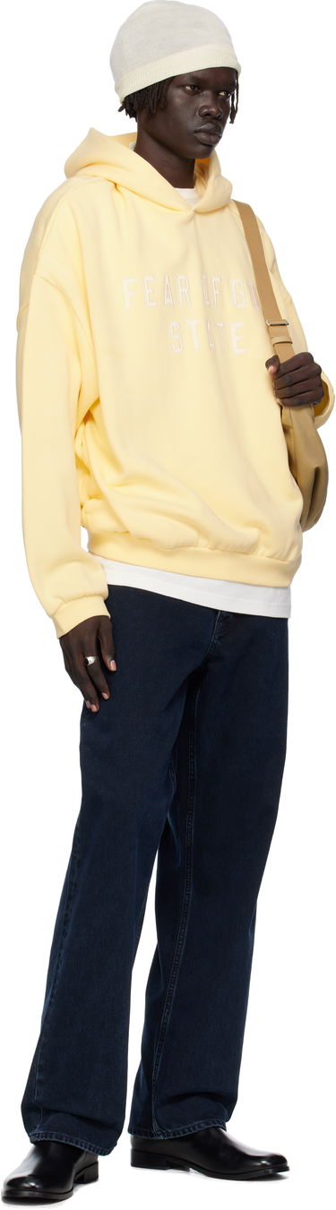 Sweatshirt Fear of God ESSENTIALS 90s Fit Fleece Hoodie Gul | 192SP256218F, 3