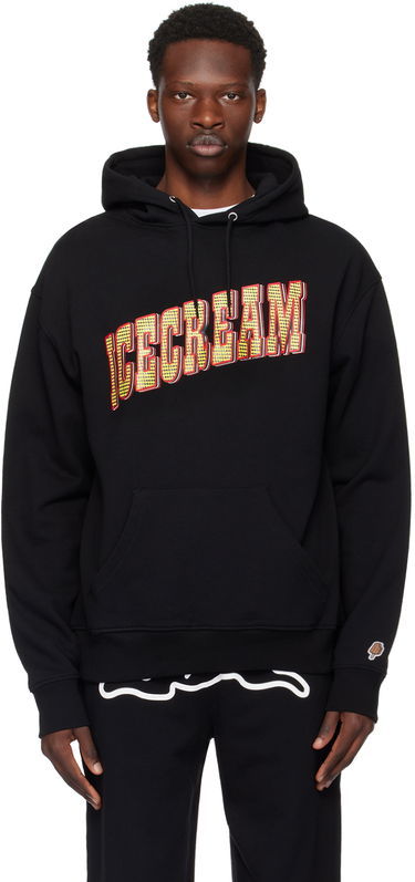 Sweatshirt BBC IceCream ICECREAM Casino Hoodie Sort | IC24229, 0