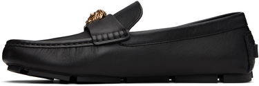 Sneakers og sko Versace Versace 'La Medusa' Driver Loafers Sort | 1019882_1A00693, 2