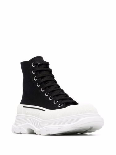 Sneakers og sko Alexander McQueen Cotton Ankle Boots Hvid | 611706W4MV21070, 1