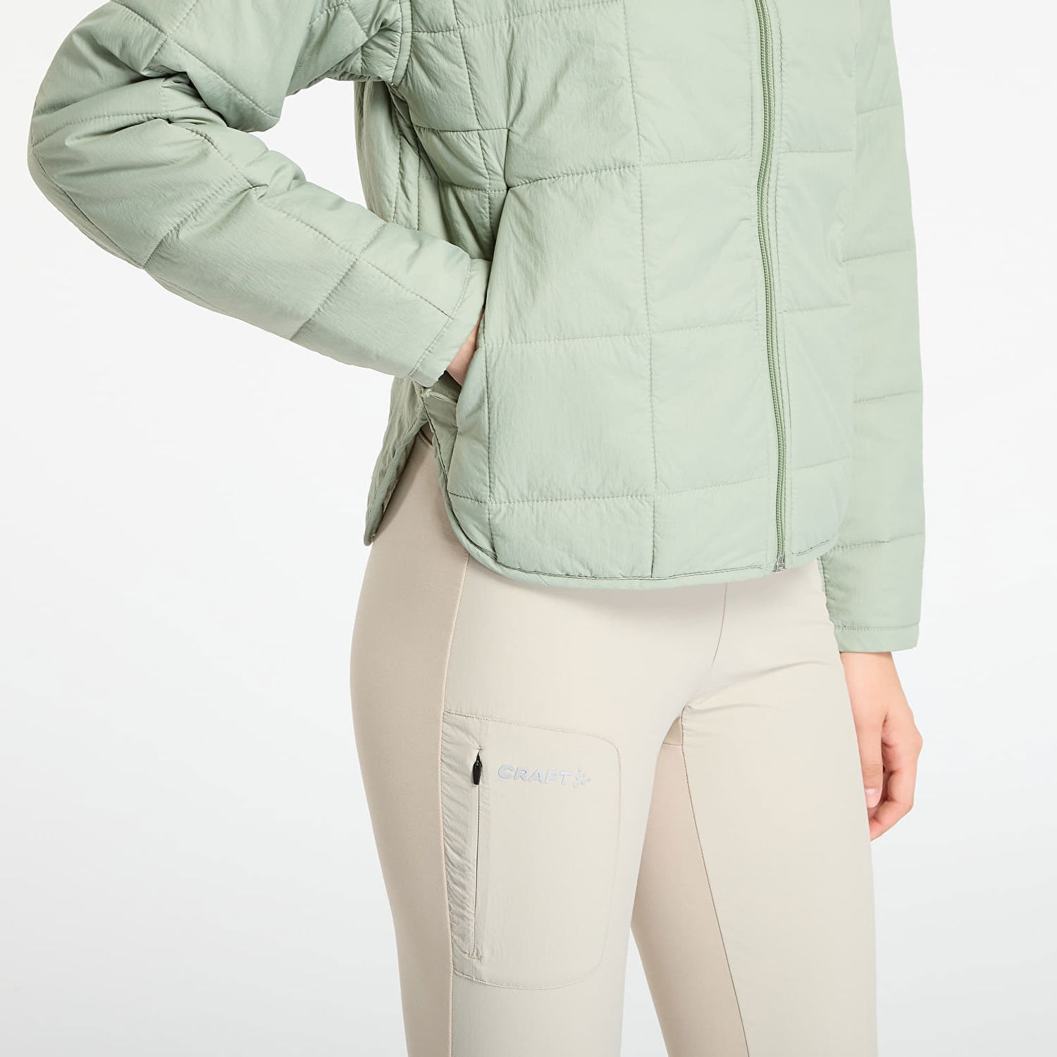 Puffer jakke Columbia Sienna Hill™ Quilted Jacket Grøn | 2116671348, 1