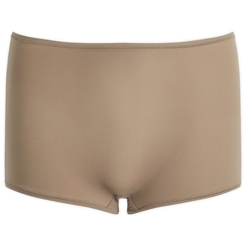Trusser SKIMS Fits Everybody Boyshort Pant, Size Large Beige | PN-BOY-9331-TRF