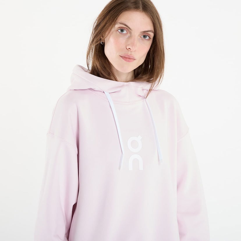Sweatshirt On Running Oversized Club Hoodie Lyserød | 1WE10043368