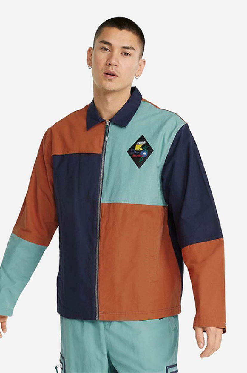 Vindjakke Puma x Butter Goods Windbreaker Brun | 534056.84