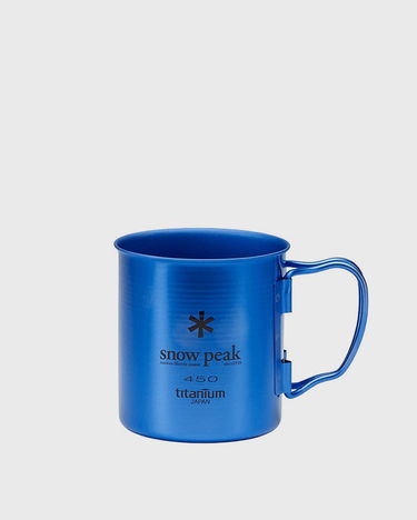 Home decor Snow Peak Titanium Single 450 Anodized Mug Blå | MG-043BL-US, 1