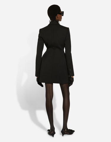 Jakke Dolce & Gabbana Double Breasted Jacket Sort | F27CVTFUBGEN0000, 3