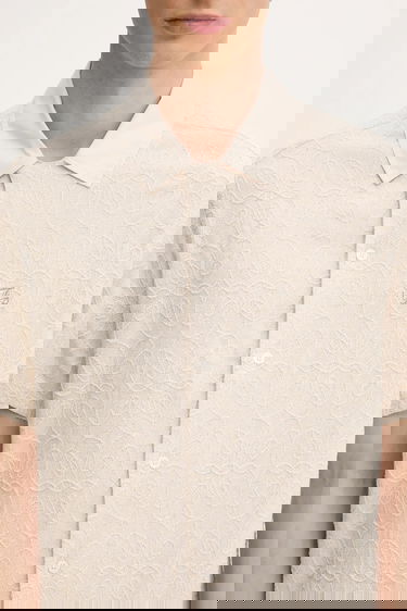 Skjorte Filling Pieces Filling Pieces Resort Linen Blend Shirt Beige | 91799809978, 3