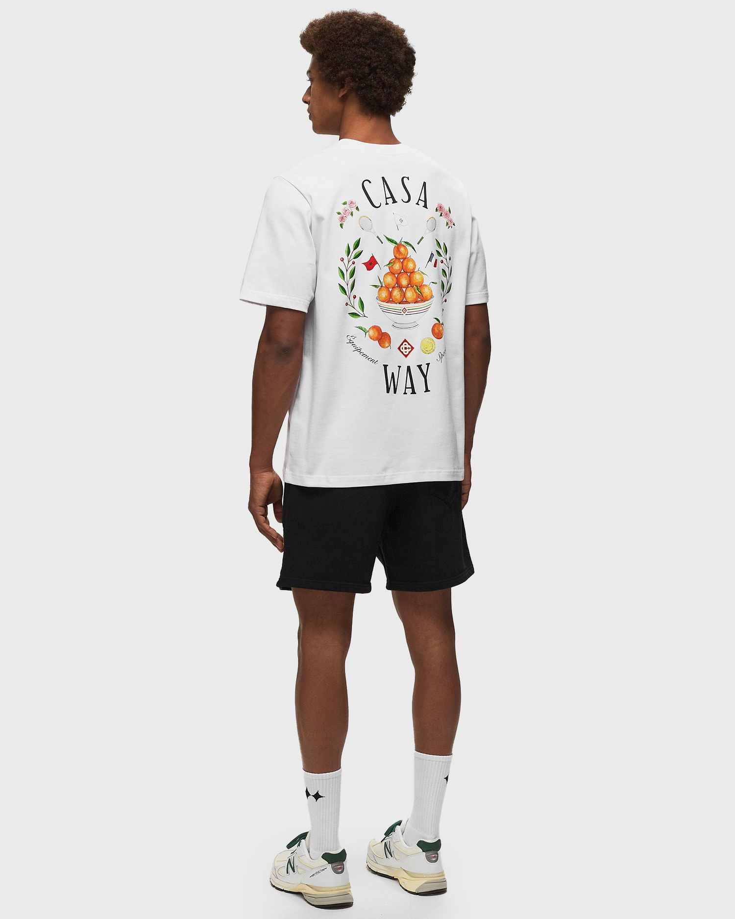 T-shirt Casablanca 'Casa Way' T-Shirt Hvid | MPS24-JTS-001-02, 1