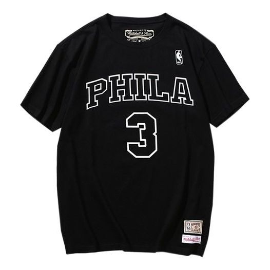 T-shirt Mitchell & Ness Mitchell & Ness Philadelphia 76ers Allen Iverson 3 T-shirt Sort | MN13S18-AIV, 0