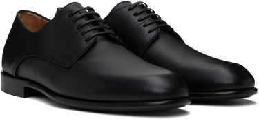 Skjorte FERRAGAMO Ferragamo Two Tone Derbys Sort | 774037, 3