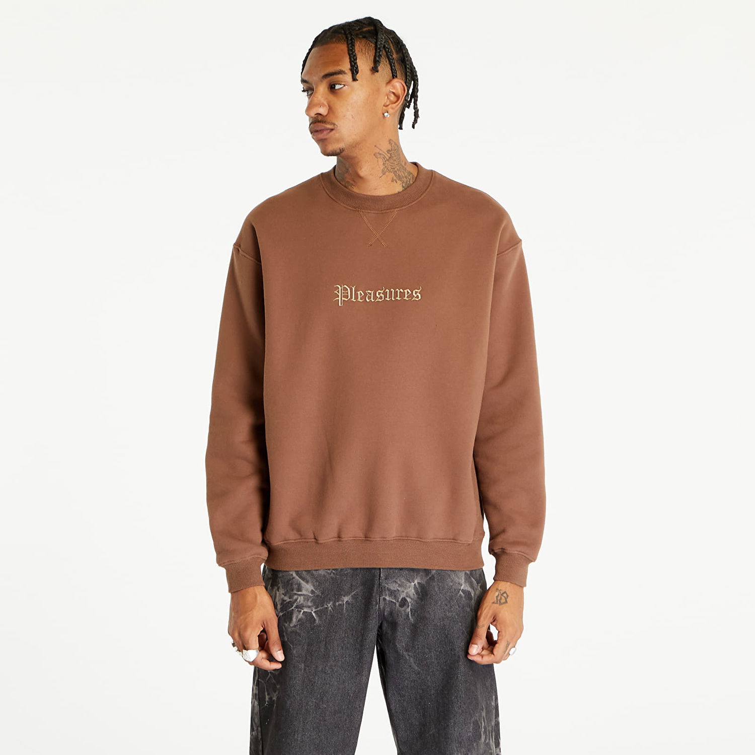 Sweatshirt Pleasures Recipe Crewneck Brown Brun | P23F021 BROWN, 0