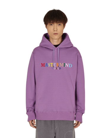 Sweatshirt Mastermind WORLD Logo Hoodie Lilla | MW21S07-SW029-010 004, 3