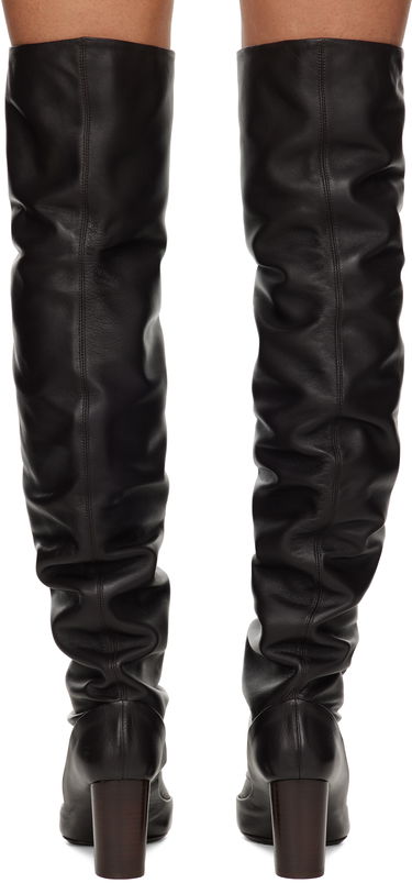 Tøj LEMAIRE Lemaire Glove Tall Boots Sort | FO0148 LL0115, 1