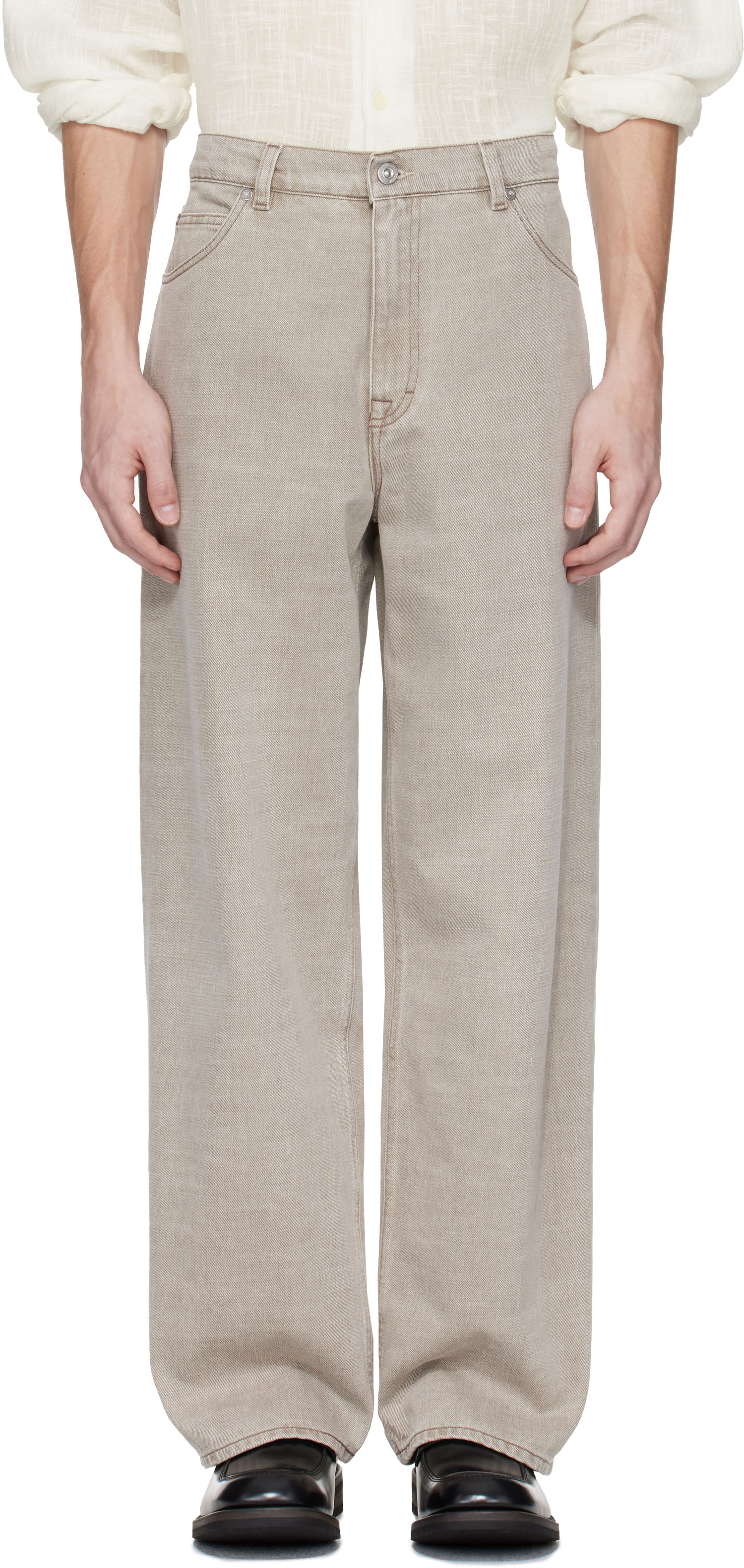 Jeans OUR LEGACY OUR LEGACY Vast Cut Jeans Beige | M2255VV, 0
