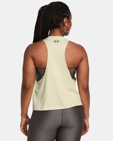 T-shirt Under Armour Project Rock Balance Tanktop für Beige | 1382703-273, 1
