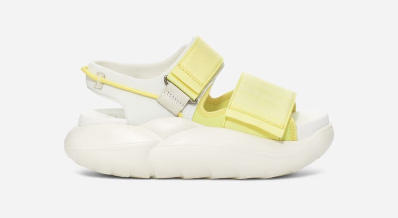 Sneakers og sko UGG LA Cloud Strap Flatform Sandal Gul | 1125103-LELI, 0