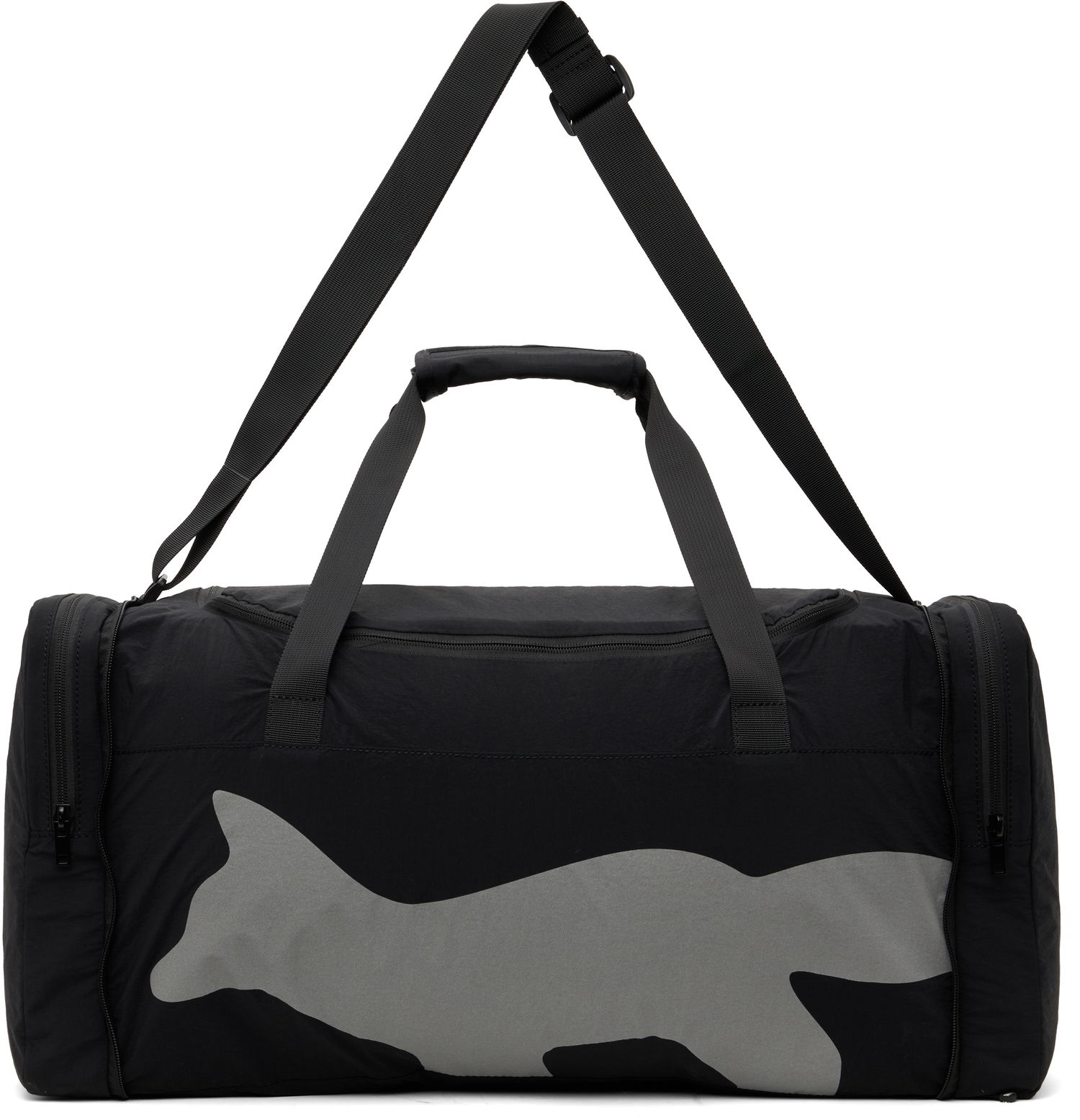 Rejsetaske MAISON KITSUNÉ Maison Kitsuné Flash Fox Weekender Packable Duffle Bag Sort | OM05175WQ4034, 0