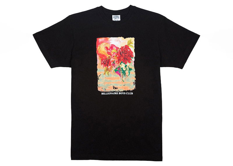 T-shirt BILLIONAIRE BOYS CLUB Billionaire Boys Club Floral Print T-Shirt Sort | 8812203BLK