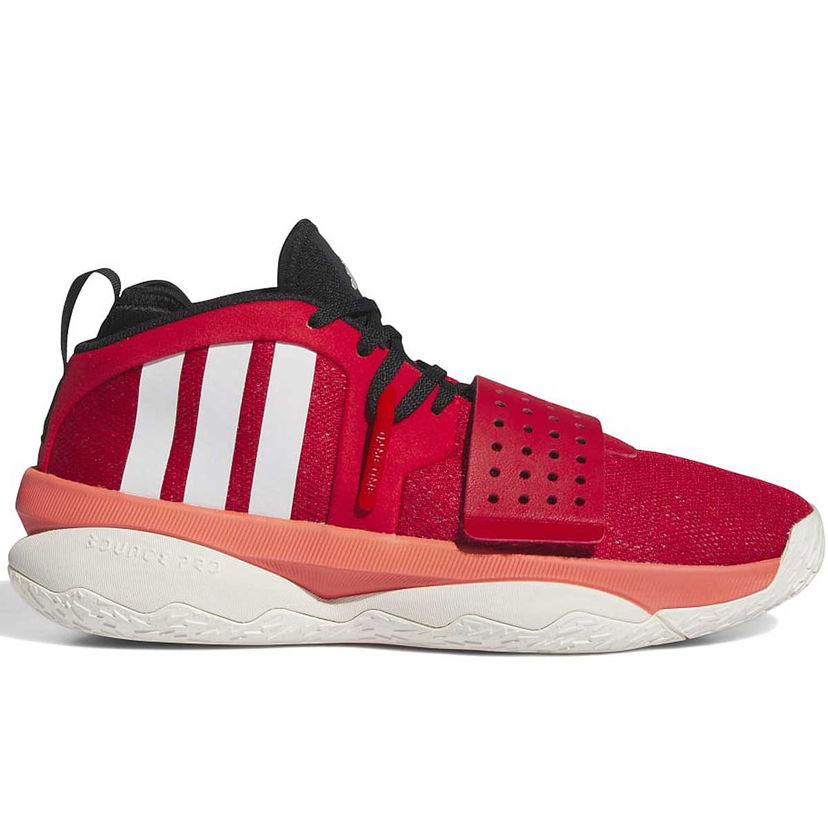 Sneakers og sko adidas Originals adidas DAME 8, red/white/black Rød | IF1506