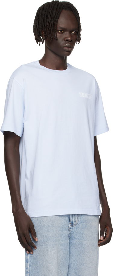 T-shirt KENZO Kenzo Printed T-Shirt Blå | FF65TS2564SG, 4