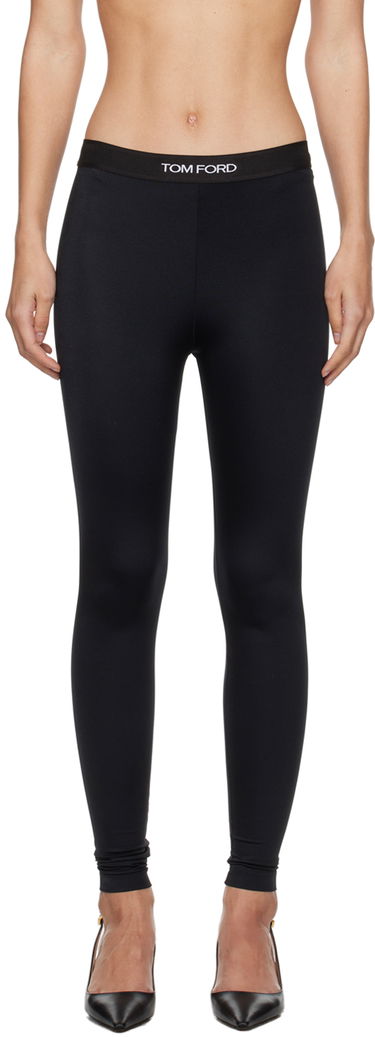 Leggings Tom Ford Intarsia Leggings Sort | PAJ096-JEX087, 0