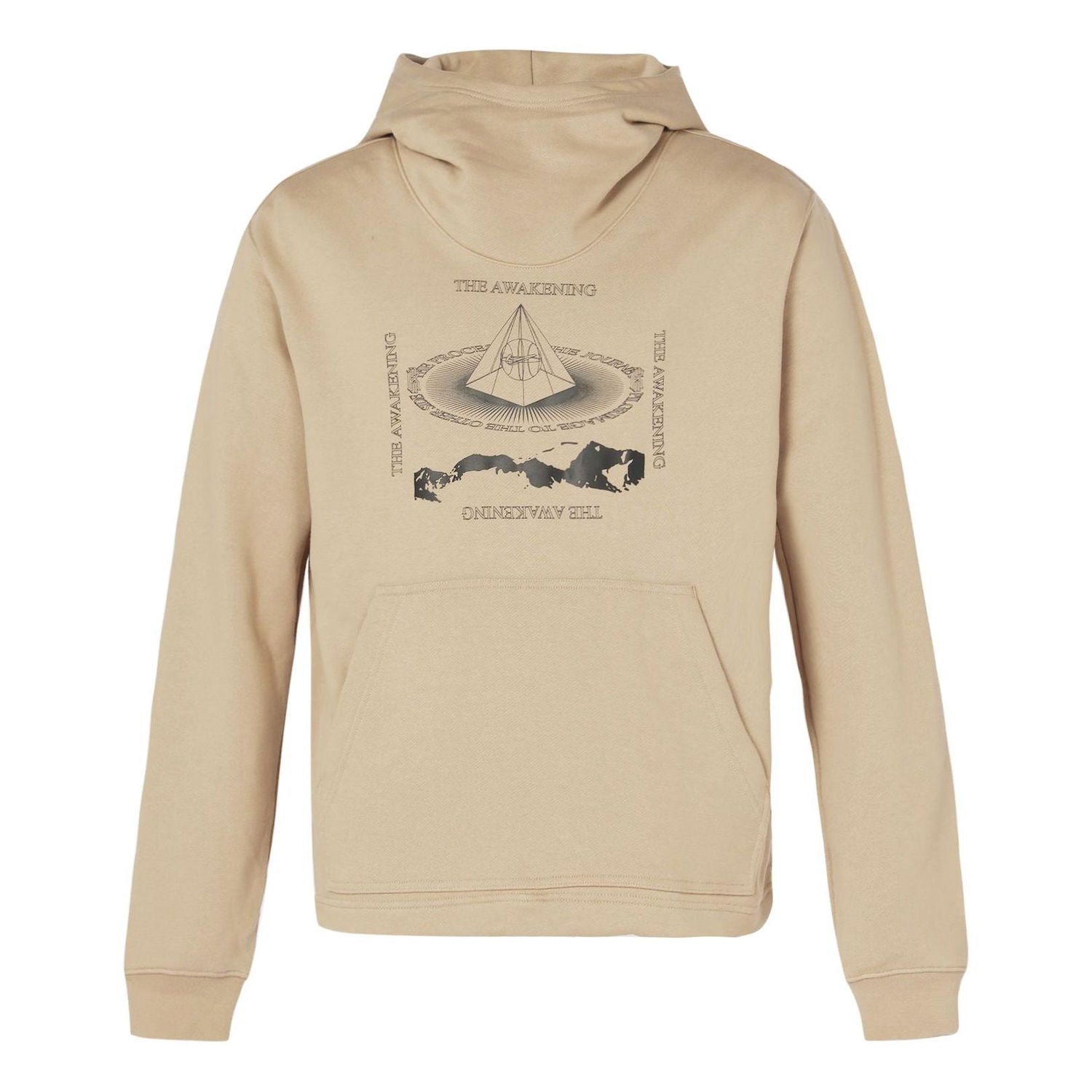 Sweatshirt Nike Kyrie The Awakening Print Pullover Hoodie Beige | DA6693-247, 0
