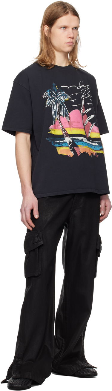 T-shirt Rhude Rhude Saint-Rhude Graphic T-Shirt Sort | RHPS25TT04012, 3