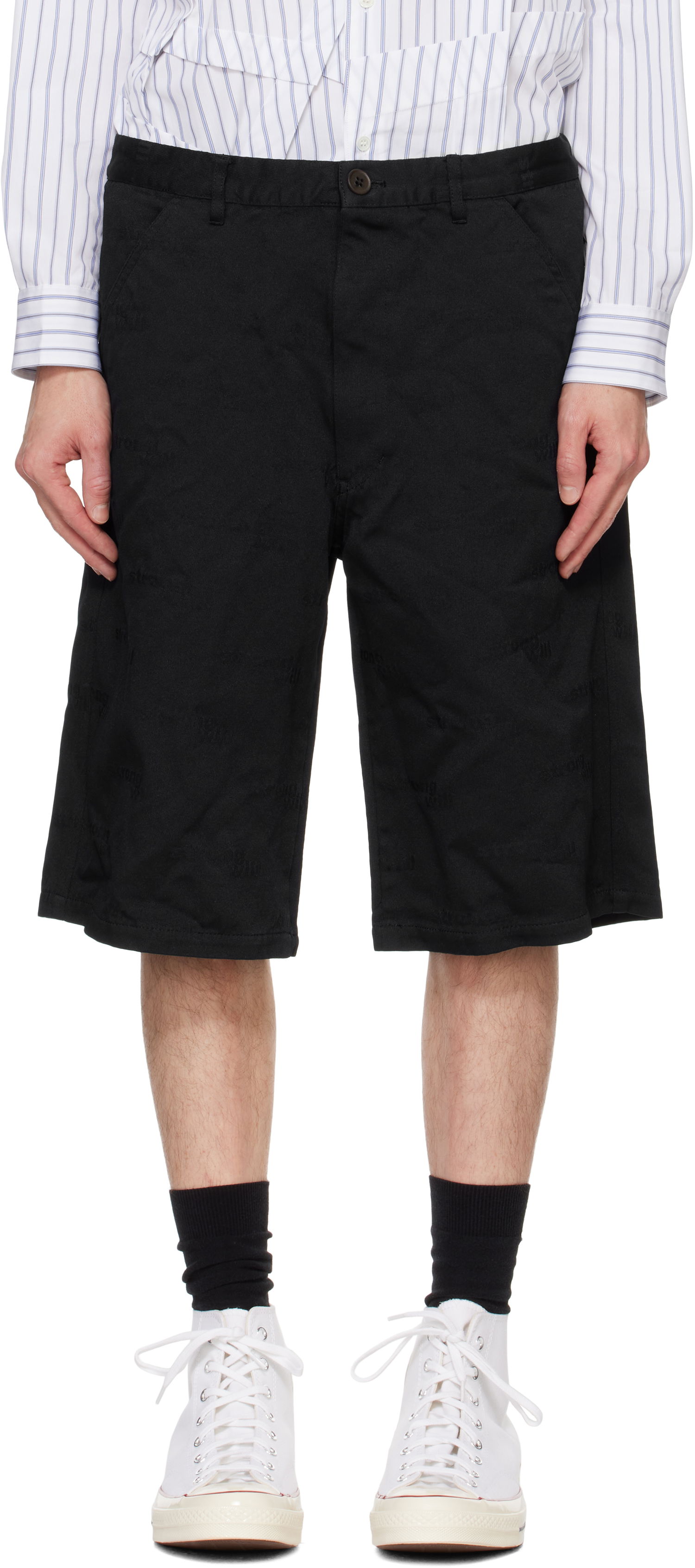Shorts Comme des Garçons Strong Will Shorts Mørkeblå | FN-P504-051, 0