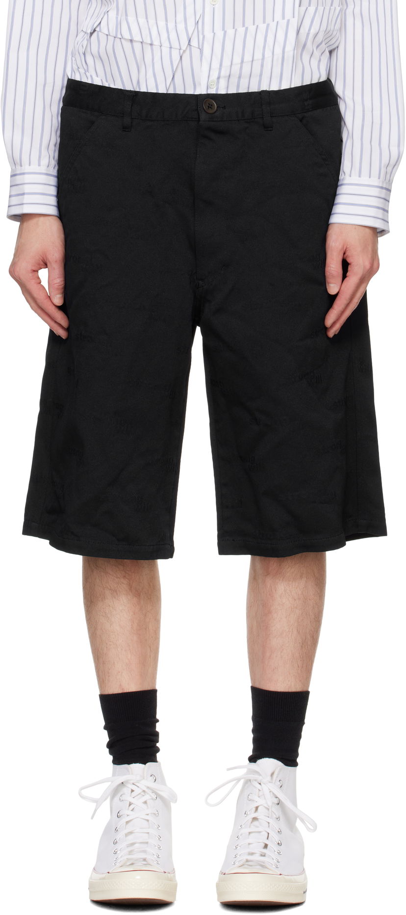 Shorts Comme des Garçons Strong Will Shorts Mørkeblå | FN-P504-051