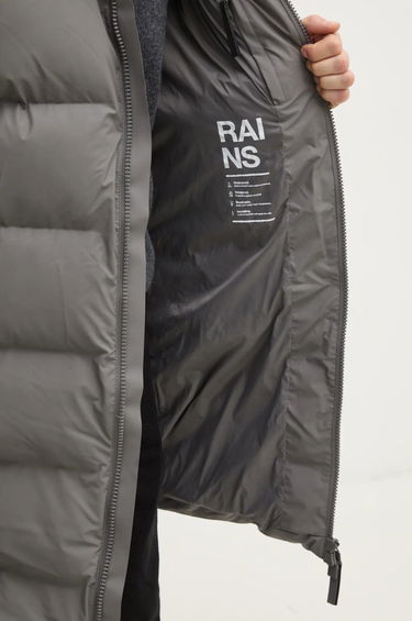 Puffer jakke Rains Long Puffer Down Jacket Grå | 15130.13, 9