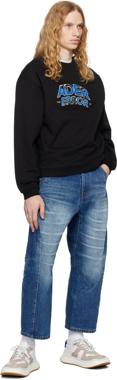 Sweatshirt ADER ERROR Embroidered Logo Sweatshirt Sort | BN25FYSW0101BK, 3