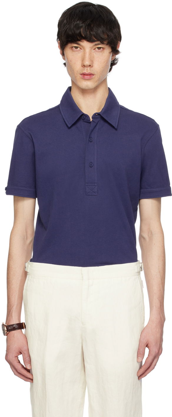 Polo skjorte Orlebar Brown Sebastian Polo Mørkeblå | 278727