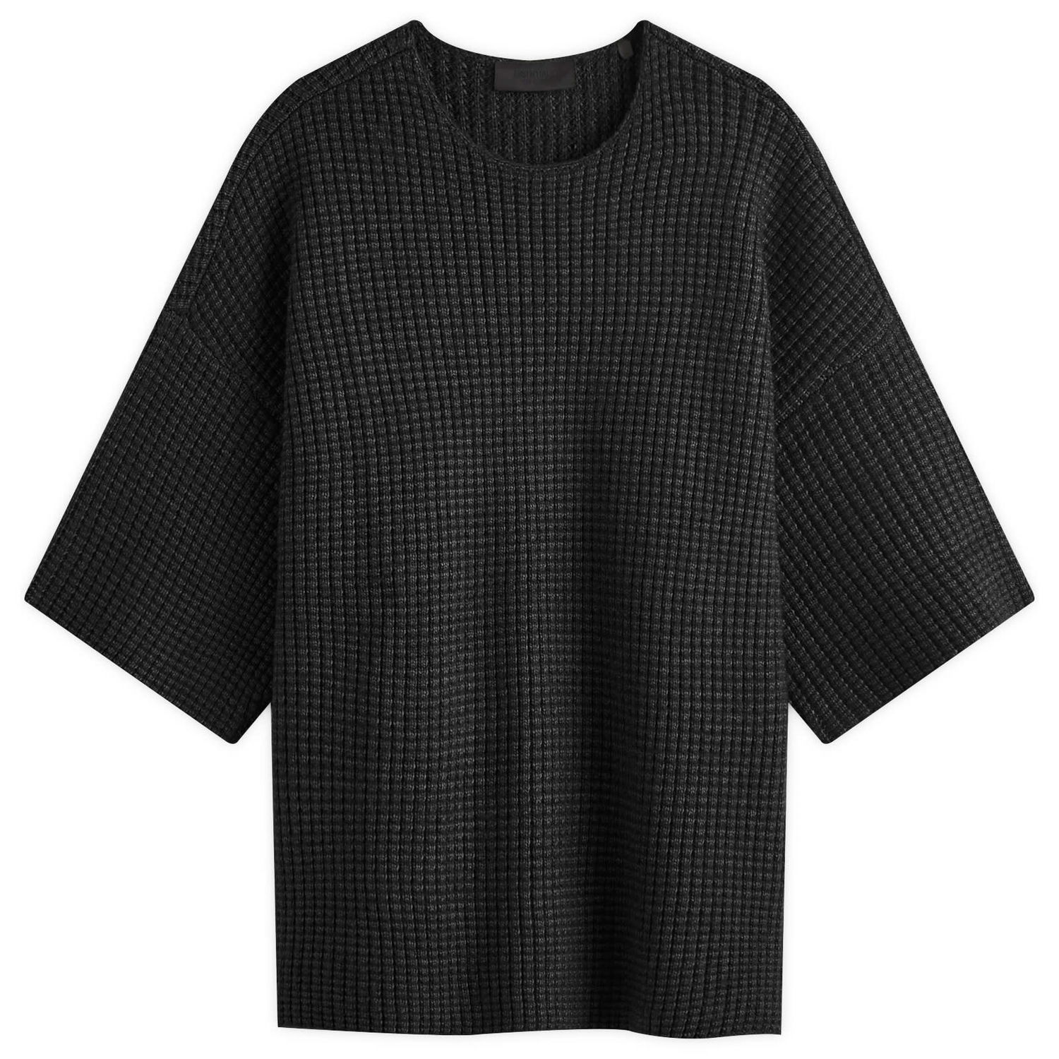 Sweater Fear of God Fear of God ESSENTIALS Heavy Waffle Short Sleeve Crew Sweat, Size X-Large Sort | 192BT246160F, 1