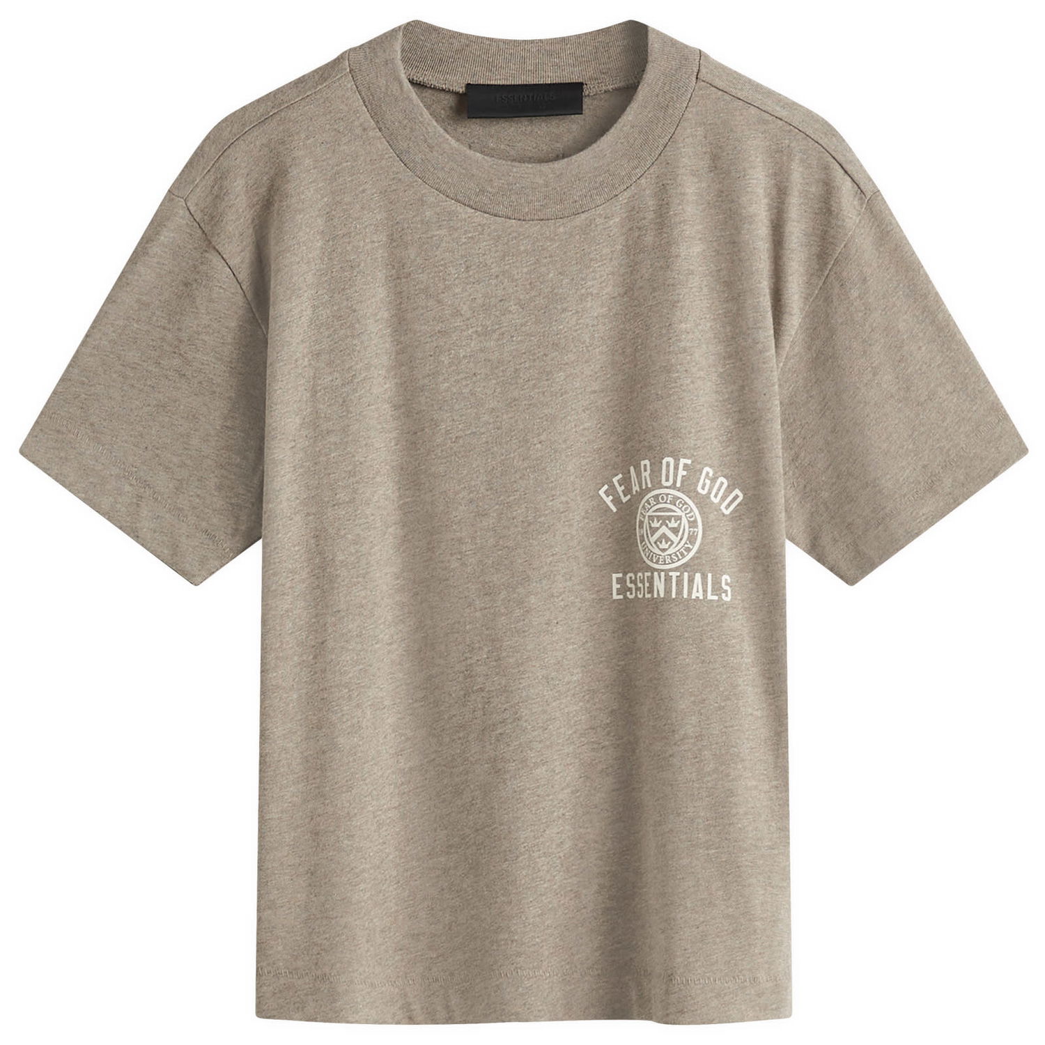T-shirt Fear of God Fear Of God Essentials Tri-Blend Crew T-Shirt Beige | 125HO245441FW, 1