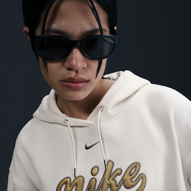 Sweatshirt Nike Nike Sportswear Phoenix Fleece Hoodie Beige | IB9974-030, 4